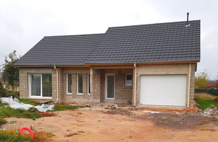 Charpente et couverture sur construction neuve