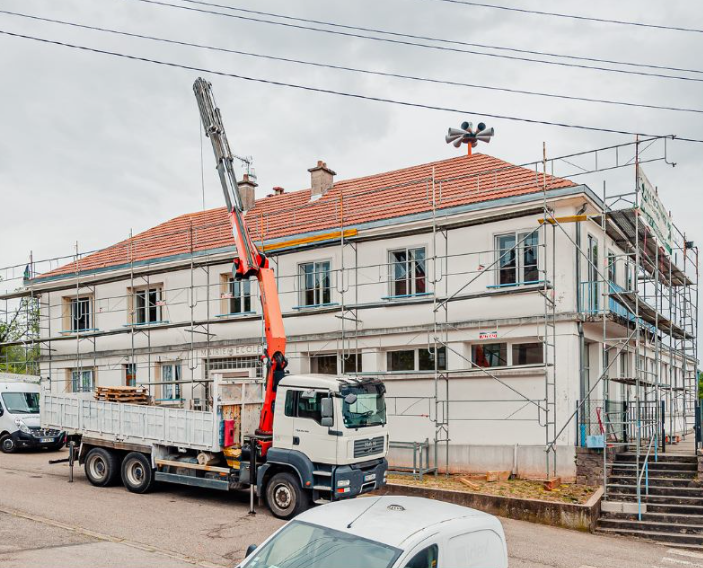 Rénovation toiture bâtiment communal